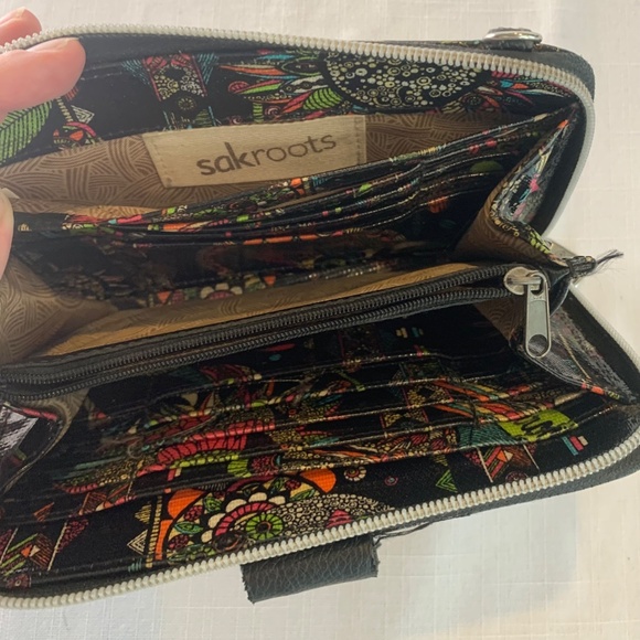 Sakroots Wristlet Smartphone wallet Owl Spirit - Picture 6 of 6